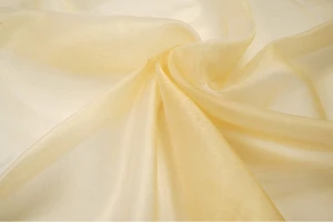 Organza jednotonowa 280cm złota jasna