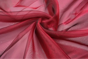 Organza jednotonowa 280cm bordowa