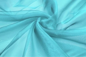 Organza jednotonowa 280cm lazurowa